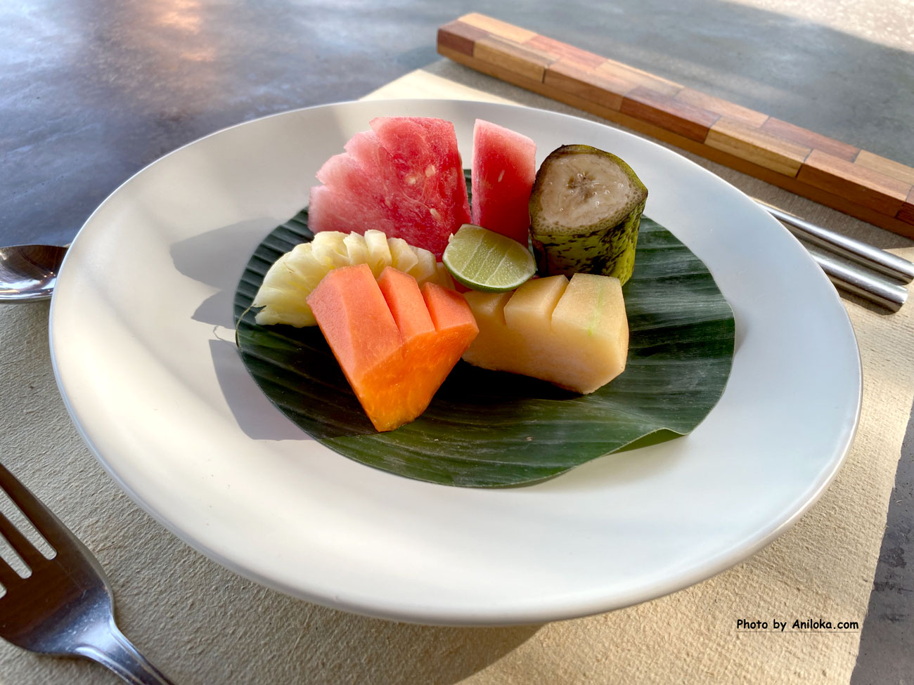 Menu Breakfast Fruits Qunci Villas Lombok Quali Restaurant