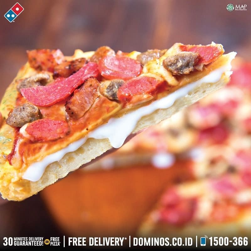Perbedaan Cheese Burst dan Double Cheese Burst Domino's Pizza