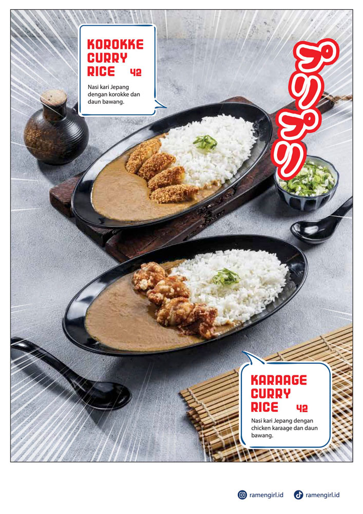 Ramen Girl Menu