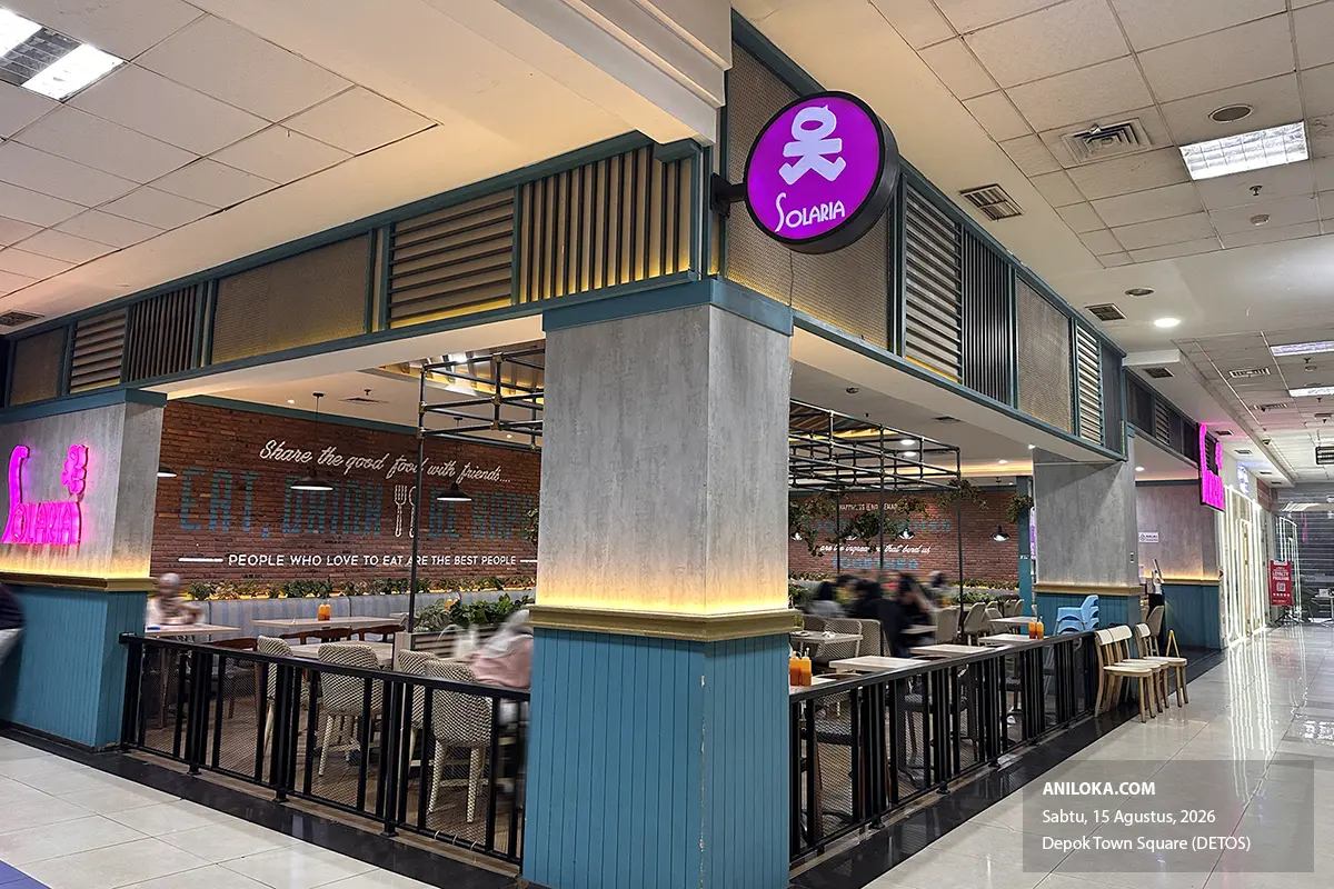 Solaria Depok Town Square Lantai LG. Foto diambil Sabtu, 15 Agustus 2026 Solaria Depok Town Square Lantai LG. Foto diambil Sabtu, 15 Agustus 2026